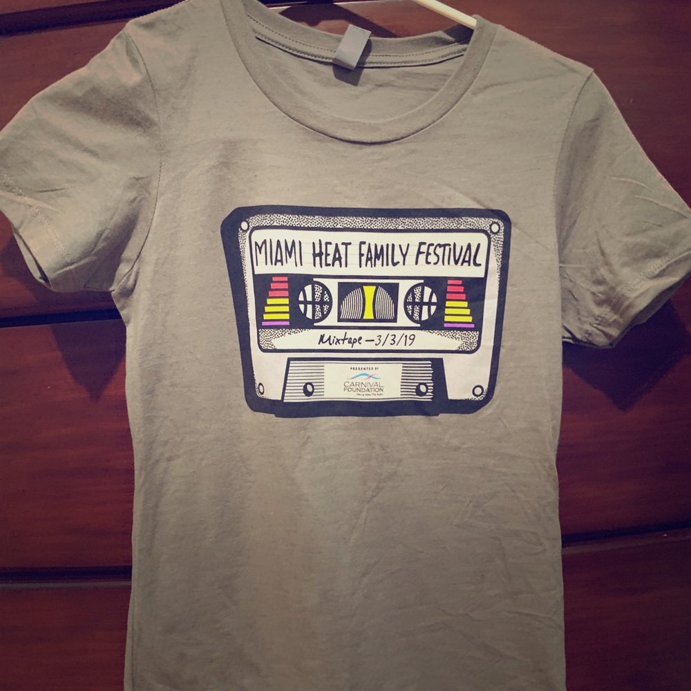 Miami heat green tee
